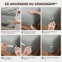SängSnäpp - Håller Lakanet Perfekt på Plats Hela Natten