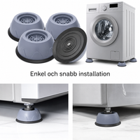QuietBase - Vibrationsdämpare för Tvättmaskin & Torktumlare