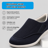 StrideEase — Bekväma Allvädersskor för Varje Tillfälle