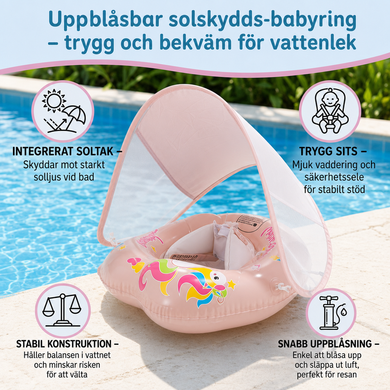 Trygg från första plaskandet