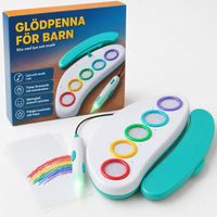 Glödpenna för barn — Rita med ljus och musik