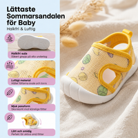 Lättaste Sommarsandalen för Baby — Halkfri & Luftig