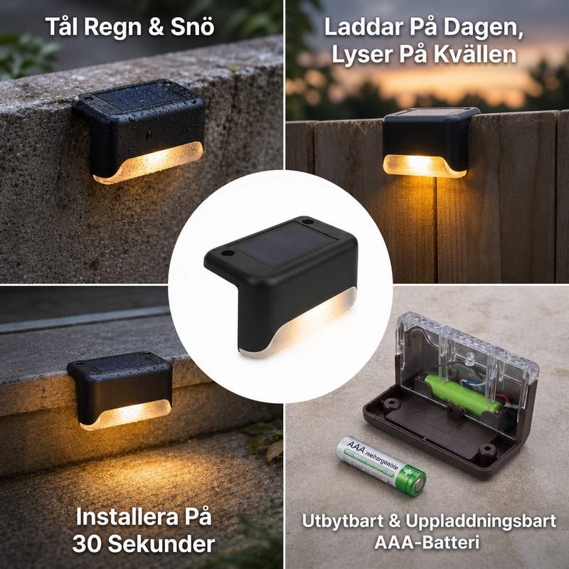 SolGlow - Solcellsdriven Utomhuslampa