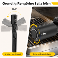 SpinClean Grillborste — Ren Grill på Under 5 Minuter