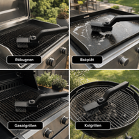 SpinClean Grillborste — Ren Grill på Under 5 Minuter