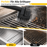 SpinClean Grillborste — Ren Grill på Under 5 Minuter