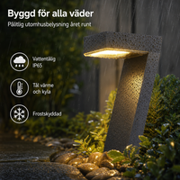 SolvägsLyktan 7 — 12h varmvitt ljus, noll elkostnad (4-pack)