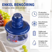 QuickPeel Pro — Elektrisk Fruktskalare på 25 Sekunder