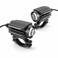 DualBeam Motorcykelstrålkastare – Vit/Amber LED för alla väder